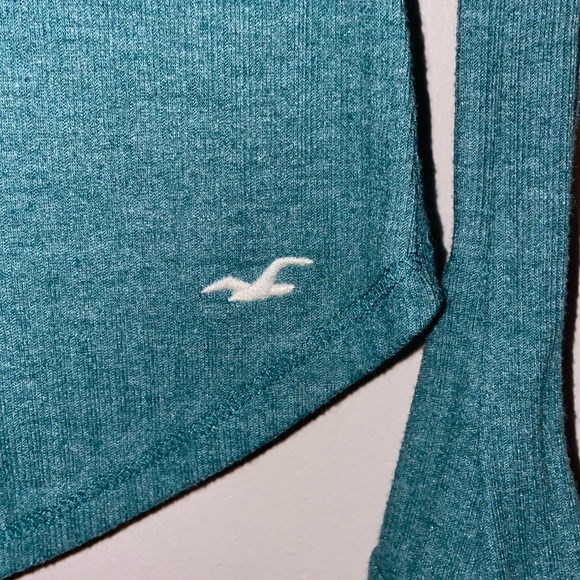 Teal Long sleeve T-shirt, Hollister, Size Small - Picture 4 of 4